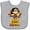 AC-Heather Grey, variant on Inktastic Big Sister Superhero Girls Baby Bib