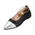 thumbnail image 3 of Willtoo Women Square Cap Toe Comfortable Slip on Ballet Flats Classy Low Heel Pumps Daily Commuting Casual Dress Shoes, 3 of 5