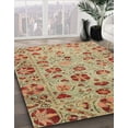 thumbnail image 2 of Ahgly Company Indoor Square Abstract Red Oriental Area Rugs, 5' Square, 2 of 6