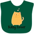 thumbnail image 3 of Inktastic Kitty Lover Orange Tabby Cat Girls Baby Bib, 3 of 4