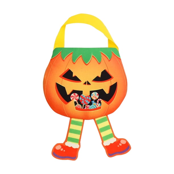 ¡Autorización! Calabaza de Halloween, murciélago, fantasma, bolsa de dulces de Halloween, bolsas de mano no tejidas reutilizables, dulces, compre 2 y obtenga 3