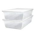thumbnail image 1 of Open Box Homz Snaplock 41 Qt Stackable Plastic Container w/Latching Lid (2pk), 1 of 11