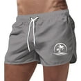 thumbnail image 1 of Mens Small Swim Trunks 7 Inch Gradient Swim Shorts Comfy Rash Guard Shorts for Men Mens Swim Trunks Summer Beach Loose Fit Men Swim Brief, 1 of 4