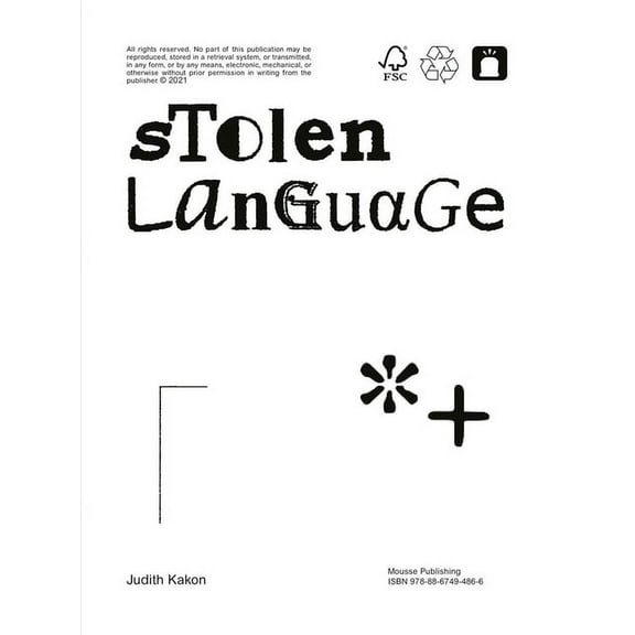 Judith Kakon: Stolen Language, (Paperback)