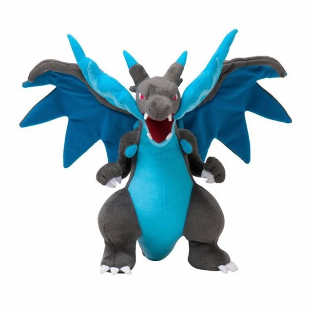 Muñeco de peluche de dragón que escupe fuego, muñeco de dragón de fuego azul súper pequeño, juguete