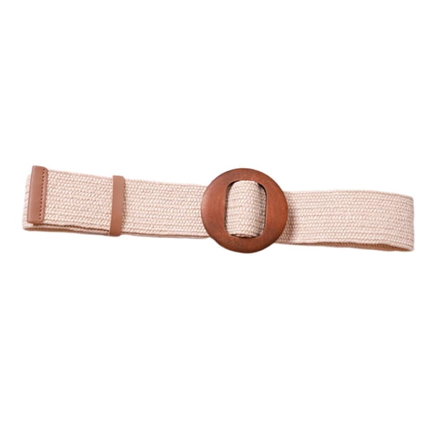 Cinturón de paja tejida vintage Correa ancha de cintura alta Cinturón Zulema Cinturón de cintura trenzada para mujer