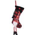 thumbnail image 3 of Xuniizn Christmas Stockings Bulk, Assorted Festive Xmas Stockings for Fireplace Mantel Decor, Traditional Holiday Ornaments, Christmas Decorations for Home, Cloth, Red, 3 of 10