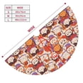 thumbnail image 3 of KLL 48" Christmas Tree Skirt Maneki-Neko Cats Xmas Tree Skirts Mat for New Year Xmas Holiday Party Indoor Outdoor Home Decoration, 3 of 7