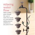 thumbnail image 5 of 38 Inch 6 Hanging Cup Tier Layered Floor Fountain, 5 of 5
