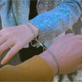 thumbnail image 3 of Teissuly European And American Stainless Steel Magnet Attracts Lovers Bracelet, 3 of 4