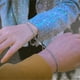thumbnail image 3 of Pulseras para mujer, regalos para mujer, pulsera europea de acero inoxidable con imán que atrae a los amantes., 3 of 4