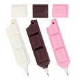 thumbnail image 4 of 3pcs Cartoon Chocolate Shaped Ballpoint Pens for School Supplies, Fun Office Accessories with Playful Design for Writing and Desk Decoration, 4 of 5