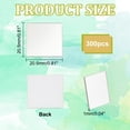 thumbnail image 5 of 300Pcs Square Acrylic Self Adhesive Acrylic Mosaic Tiles Silver 20.5x20.5x1mm, 5 of 6
