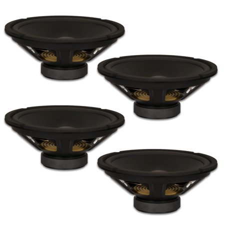 4 Goldwood Sound GW-410D Dual Voice Coil 10  Woofers 220 Watt each 6ohm Replacement Speakers