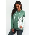 thumbnail image 4 of ABPHQTO Sudadera con capucha de mujer verde con bolsillo extragrande en la parte delantera, 4 of 5