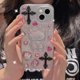 thumbnail image 2 of Funda de teléfono con diamantes de imitación 3D Kawaii Clear Hello Kitty, funda suave anticaída para iPhone 14, 13, 12, 11 Pro Max, XR, XS MAX, Y2k Girl, 2 of 4