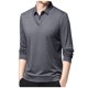 thumbnail image 2 of Blusa y camisa de manga larga con cuello vuelto para hombre, informal, con estampado y cremallera, de poliéster., 2 of 9