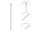 thumbnail image 3 of Unique Bargains 50 Pcs Disposable Colorful Eyelash Brush for Bathroom Pink Plastic Nylon, 3 of 5