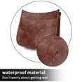 thumbnail image 4 of HKCLUF Crossbody Bags for Women Designer Leather Hobo Handbags With 2 Adjustable Leopard Guitar Strap Shoulder Bucket Bags, 4 of 9