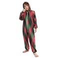 thumbnail image 5 of Vzayyk 4T-14Y Size Aviliable Cozy One-Piece Footless Sleeper Pajama Tartan Plaid, 5 of 8