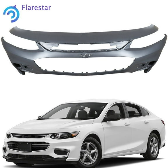 Unfinished Plastic Front Bumper Cover Fit For 2016 2017 2018 Chevy Malibu
