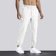 thumbnail image 5 of Pantalones largos para hombre, lisos, informales, con cintura elástica y bolsillos, deportivos, 5 of 7