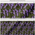 thumbnail image 2 of Soimoi Cotton Voile Fabric Leaves & Lavender Shirting Print Fabric by The Yard 56 Inch Wide, 2 of 7