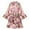 Pink-C, variant on Penkiiy Floral Print Silk Robe Satin Silk Pajamas Women Nightdress Lingerie Robes Underwear Sleepwear Sexy M Pink