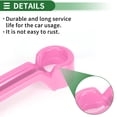 thumbnail image 3 of Juego de cubiertas para manijas de puerta exterior Unique Bargains, trim decorativo para Jeep Wrangler JK 2DR 2007-2017, ABS, Rosa, 1 juego, 3 of 6