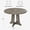 Gray, variant on 47 Inch Round Dining Table for 4-6 People, Modern Kitchen Table with Wooden Base, Circle Dinner Table for Dining Room, Kitchen and Living Room
