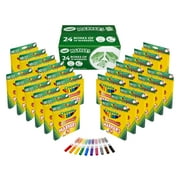 Crayola Bulk Markers for Kids, 24 Packs of 10, Broad Line, Bulk Classroom Supplies