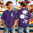 thumbnail image 2 of Tisuna Boys Summer T Shirts Kids Short Sleeve Crew Neck Floral Tops Regular Fit Street Daily Wear Tees For Toddler And Tweens 2-13 Years, 2 of 5