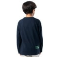 thumbnail image 3 of Wonder Nation Boy's Long Sleeve Elevated Graphic T-Shirt, Sizes 4-18 & Husky, 3 of 8