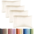 thumbnail image 1 of Juego de fundas de almohada CGK Unlimited King Size, color blanco roto x4, 1 of 8