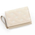 thumbnail image 1 of Cartera para mujer, tarjetero de tres pliegues, de piel sintética, monedero corto para varias tarjetas, 1 of 1