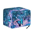 thumbnail image 6 of HELLHERO Butterfly Print Bread Machine Cover 2 Slice Dustproof, Anti Scratches and Stain Toaster Cover, Easy to Clean Small Appliance Covers for Kitchen Decor, 6 of 8
