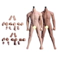 thumbnail image 1 of Escala 1/6 Acero Inoxidable Sin Costura Figura De Acción Muscular Masculina Cuerpo Piel Normal Y De Trigo Sunnimix Cuerpo de figura de acción masculina de 12 pulgadas, 1 of 8