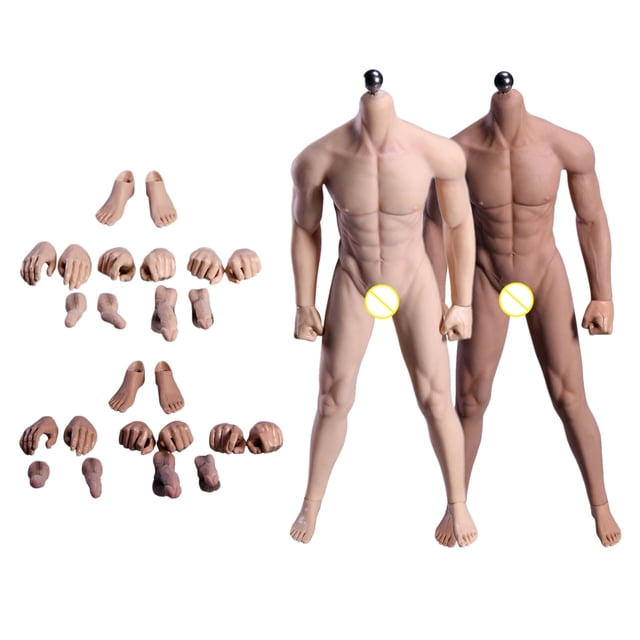 Escala 1/6 Acero Inoxidable Sin Costura Figura De Acción Muscular Masculina Cuerpo Piel Normal Y De Trigo Sunnimix Cuerpo de figura de acción masculina de 12 pulgadas
