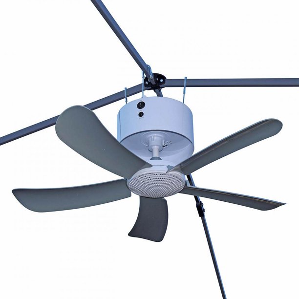 Canopy Breeze Canopy Fan, Rechargeable Ceiling Fan For Portable