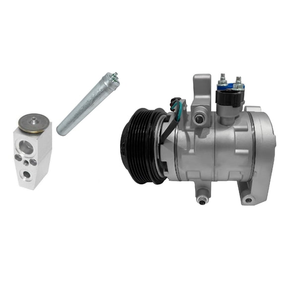 RYC New AC Compressor and A/C Clutch Kit KT DH07N