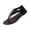 Black, variant on Women Flat Flip Flop Sandals Memory Foam Insole Casual Boho Beach Sandals Lightweight Comfy Summer Vacation Flats