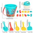 thumbnail image 3 of Beach Toy Outdoor Sand Play Castle Toy with Mold Shovel Beach Bucket Sandcastle Toy Water Play Toy Kids Educational Toy, 3 of 4