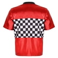 thumbnail image 2 of YONGHS Kids Boys Race Car Driver Shirt Costume Checkerboard Racing Halloween Play Role Dress Up Red 4, 2 of 7