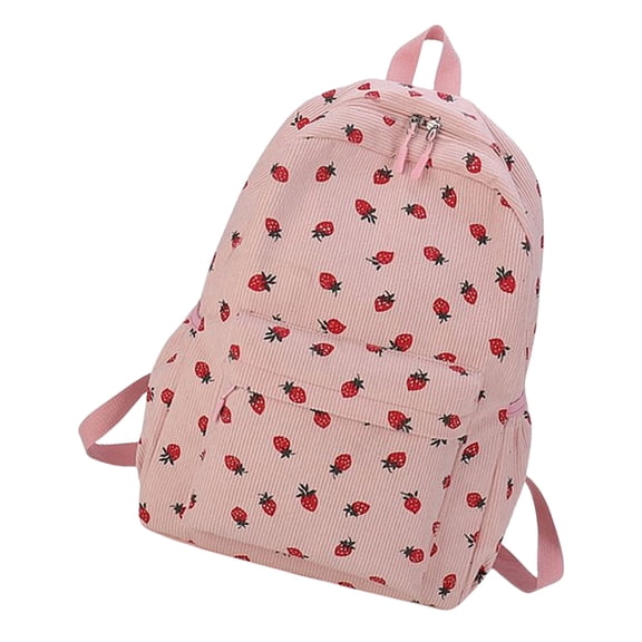 Student School Backpack Travel Backpack Laptop Backpack Teenagers School Bag Strawberry Backpack Aesthetic Backpack