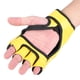 thumbnail image 5 of Guantes de boxeo de piel sintética de medio dedo para entrenamiento y sparring de adultos - Amarillo, 5 of 8