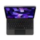 thumbnail image 3 of AJIUYU-teclado mágico para iPad Pro, 11 pulgadas, 12,9, 2022, 2021, 20, 2018, Air 5, 4, cubierta inteligente, tableta magnética, portugués, español, árabe, 3 of 4