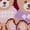 Purple Potion Bear, variant on Girls Graphic Crewneck Sweater, Sizes 4-16