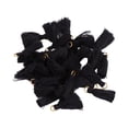 thumbnail image 2 of MasteelfCA 30 Pcs 3CM Tassel Pendants with Ring DIY Accessory Cotton Ropes Chinese Style Jewelry Making Accessories for Book Marker Clothes - #2 (Black), 2 of 7