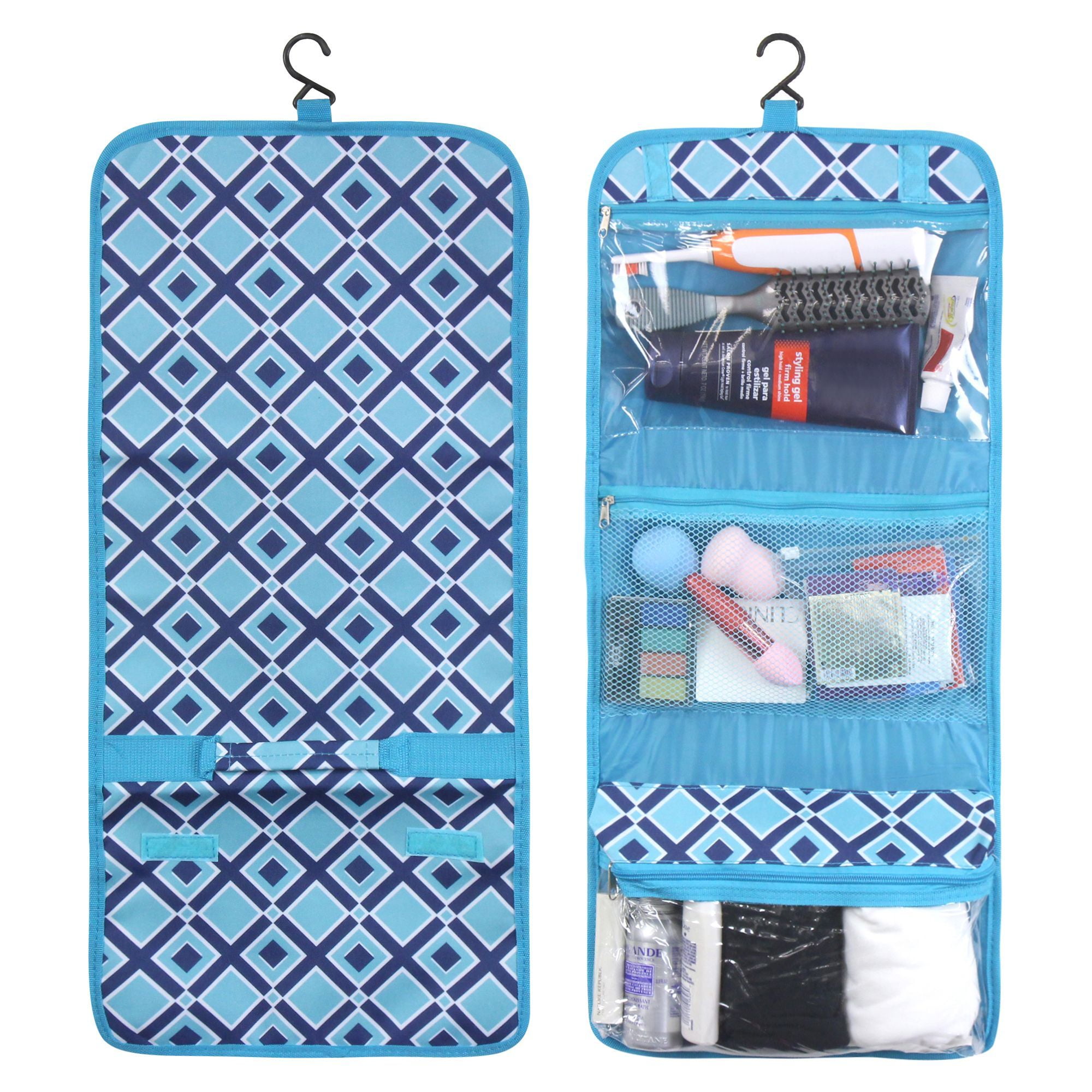 Zodaca Travel Hanging Cosmetic Toiletry Carry Bag Wash Organizer