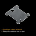 thumbnail image 3 of Uxcell Plastic Floss Bobbin Sewing Thread Card Board, Clear 200 Pack, 3 of 5